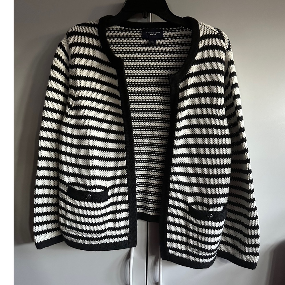Land's End Open Front Cardigan, size M